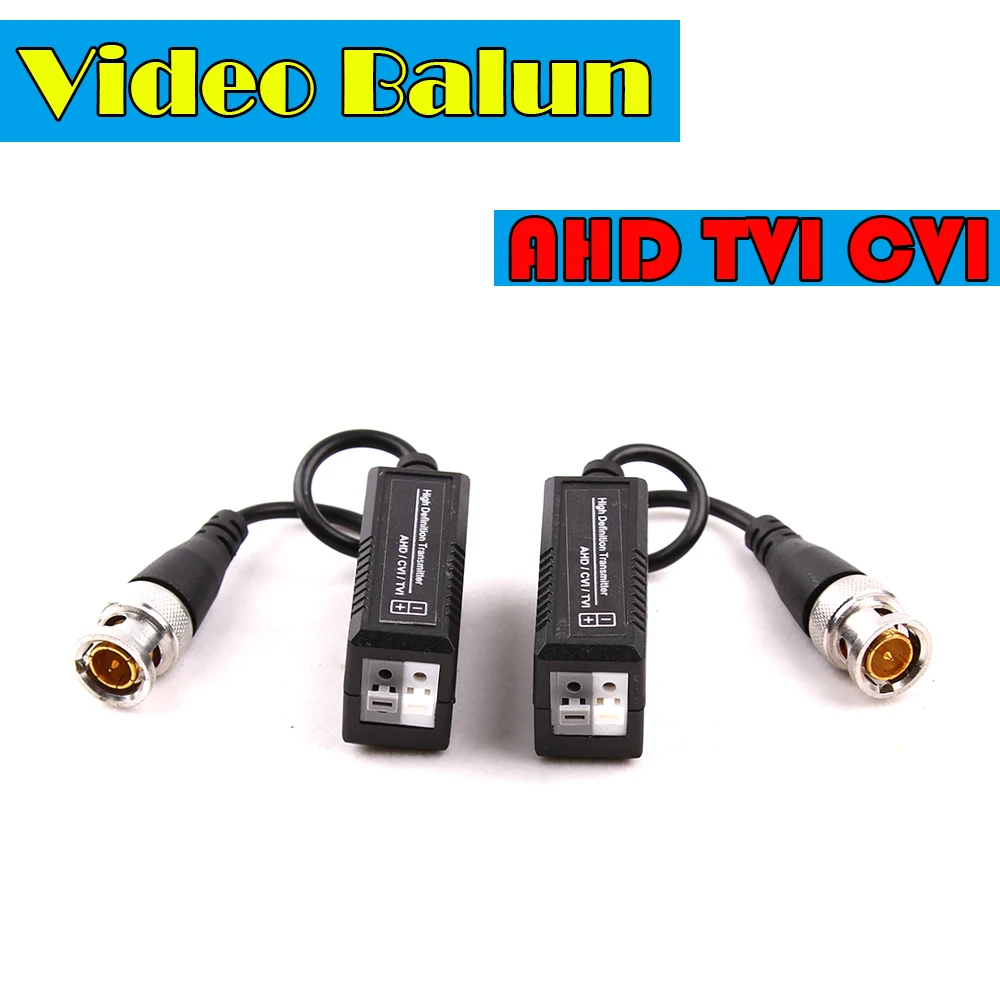 Высокое разрешение 720P/1080P AHD HDCVI HDTVI BNC к UTP Cat5/5e/6 видео балун пассивные трансиверы