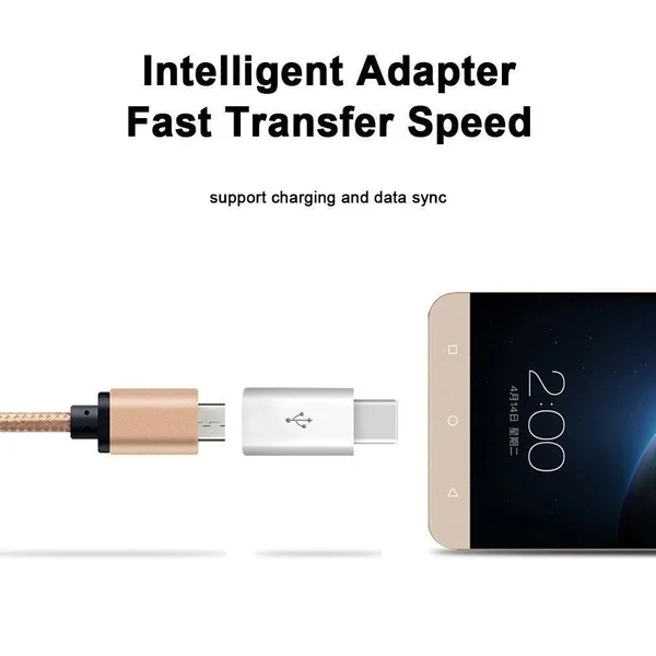 2/5 шт. адаптер Micro Usb к Type C USB кабель зарядное устройство для Samsung Galaxy S8 Plus Note 8 Huawei P10