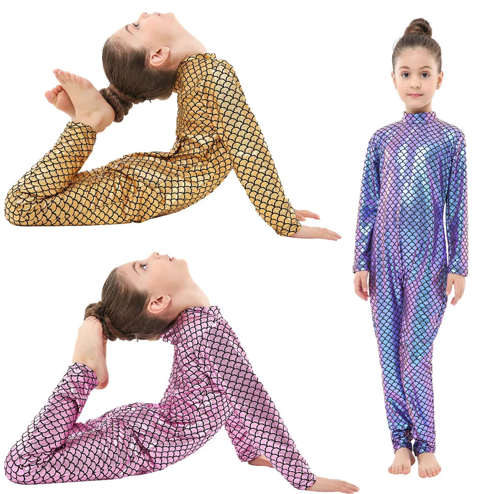 Детское боди с длинным рукавом и принтом русалки | Тематическая одежда униформа