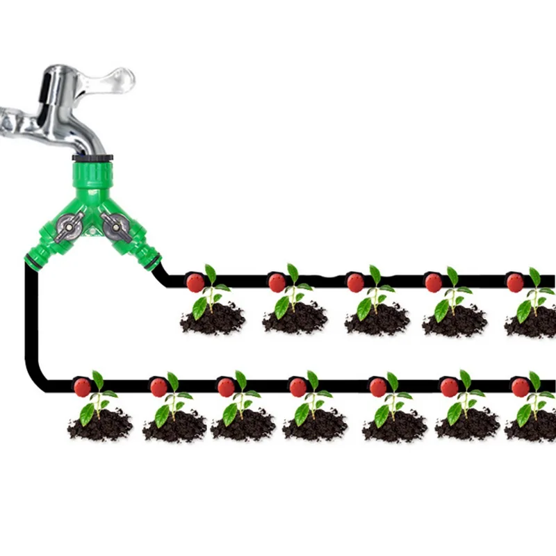 1 шт. пластиковые капельные орошения тройник трубы шаровые краны автоматический