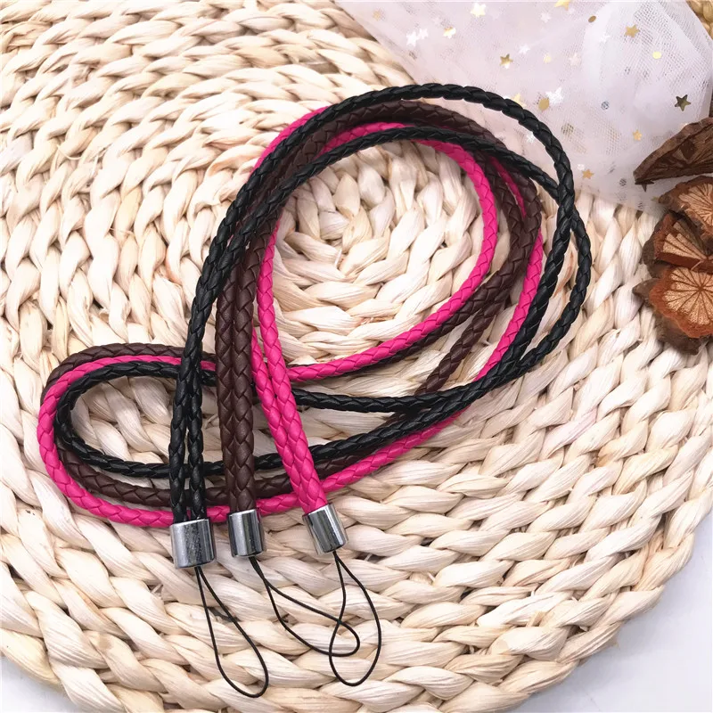 Простота из искусственной кожи с узором шейный ремешок Бизнес анти-скольжения