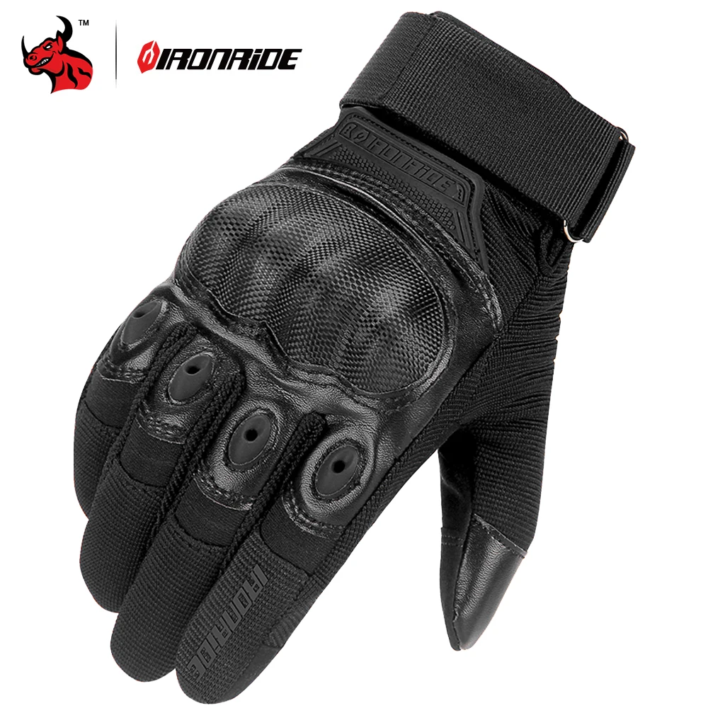 

IRONRIDE Summer Motorcycle Gloves Tactics Guantes Moto Black Moto Gloves Men Women Touch Screen Motocross Motorbike Gloves