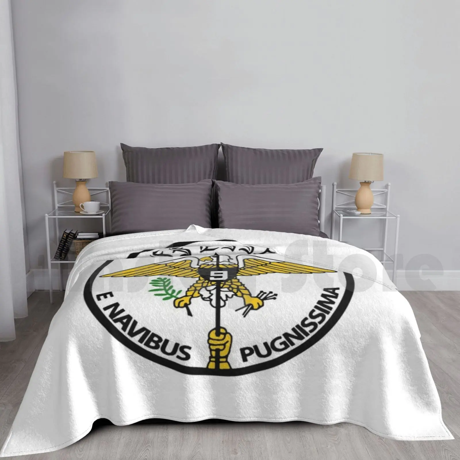 Uss Essex искусственное одеяло модное пользовательское Cv 9 Veteran Ship Crest Navy Carrier Cva