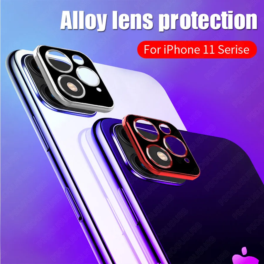Для iPhone 11 Pro объектив камеры металлическое кольцо защитный чехол для Max задняя