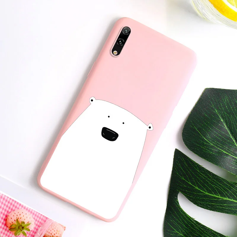 Чехол ярких цветов для Huawei Y7 Pro 2019 силиконовый чехол чехлы Enjoy 9 Enjoy9 чехол-бампер |