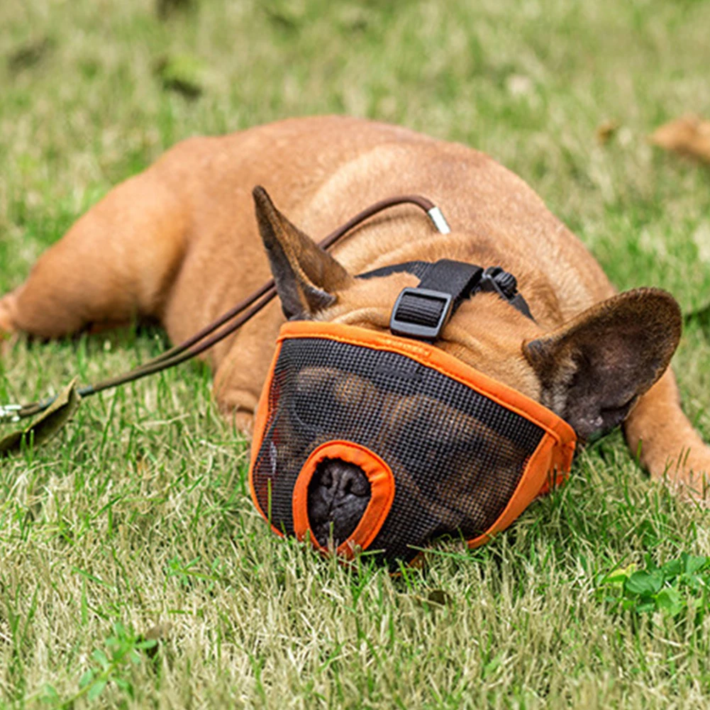 Прочная защита от лая короткая дышащая безопасная удобная тренировочная укусов