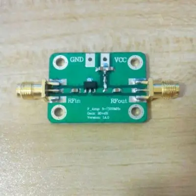 

High frequency broadband radio frequency amplifier (5-1500MHz gain 20dB)