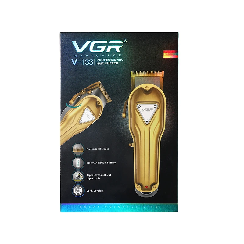 

Hair Clipper Professional High-Power Oil Head Electric Adjustment Handle USB Charging Full Metal Body