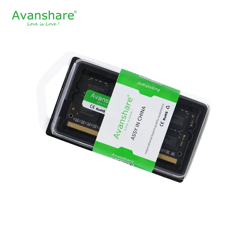 ОЗУ Avanshare DDR3 4 ГБ 8 2 Гб 1333 1600 МГц память для ноутбука 240-контактный разъем 1 5 в Новый
