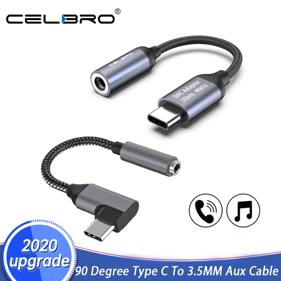 Кабель переходник для наушников с разъемом USB Type C на разъем 3 5 мм и
