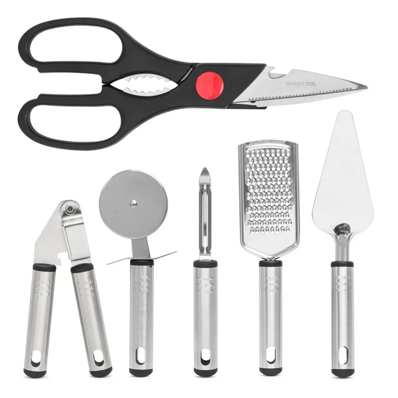 

39 Pcs Stainless Steel Silicone Nylon Kitchenware Set Nylon Cooking Tools Cutlery Set Scratchless Plates Non-stick Gadgets
