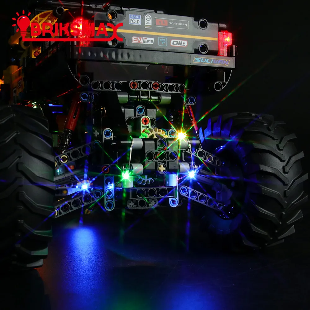 BriksMax светодиодный светильник для Technic 42099 4X4 X-treme Off-Roader светильник ing Set(не включает модель
