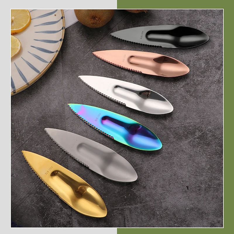 Многофункциональный нож из нержавеющей стали 304 для киви фруктовая ложка