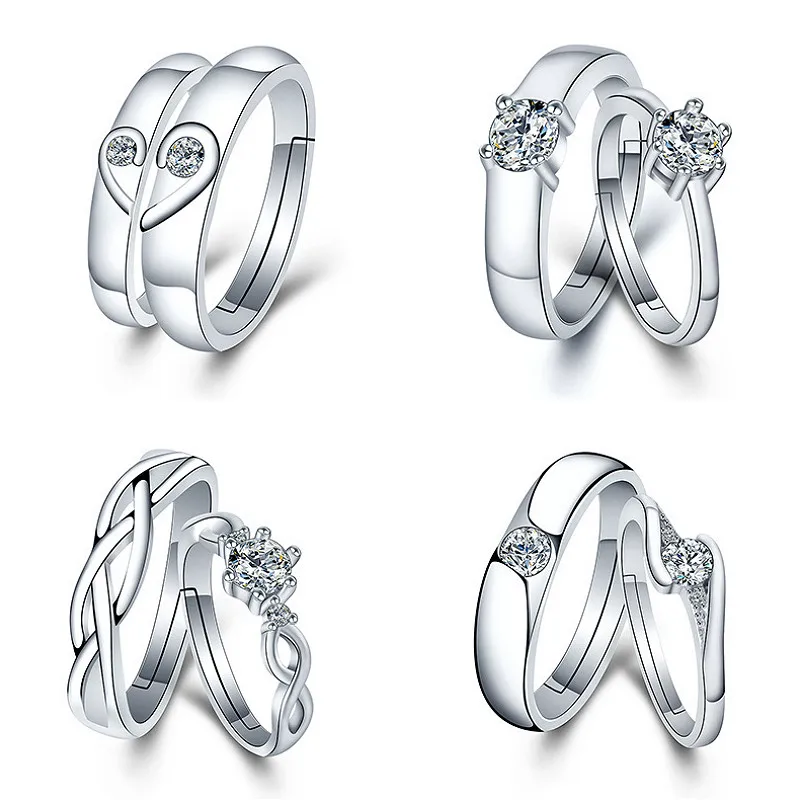 1 шт. модные кольца для влюбленных мужчин и женщин сувениры вечерние подарок