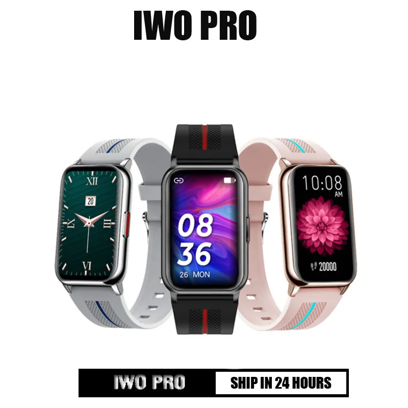 

Женские Смарт-часы IWO PRO H76, 1,57 дюйма, гиперболоидное артериальное давление, IP68, водонепроницаемые