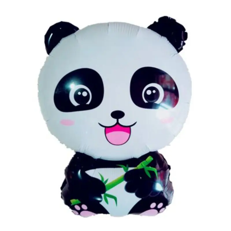 Balloons 1pcs Воздушный шар с пандой воздушные шары на день рождения воздушные шары для праздника украшения на день рождения детский воздушный шар животные черные воздушные шары белый балон - Цвет: Balloons 1pcs