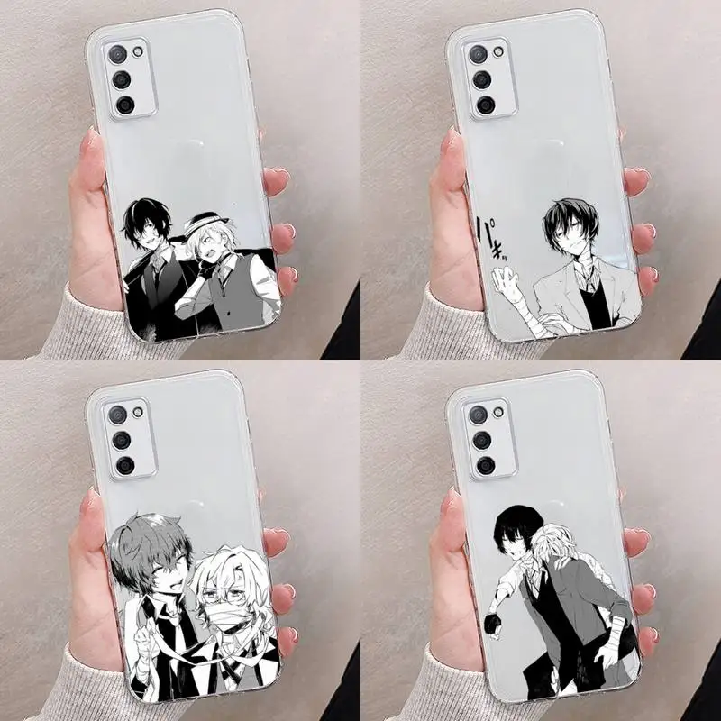 

Bungou Stray Dogs 05 Phone Case Transparent For oppo RENO A 1 2 3 4 5 7 8 Z 2Z SE ACE PRO moible bag