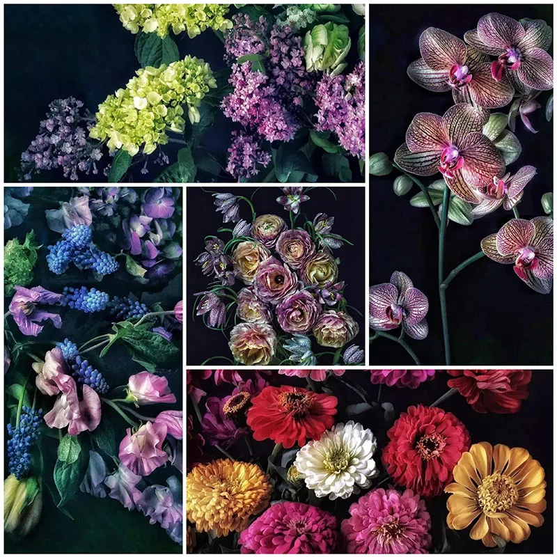 

5D Diy Diamond Painting Home Room Scenery Beauty Flower Cross Stitch Full Drill Embroidery Cute Handmade Wall Decor Gift