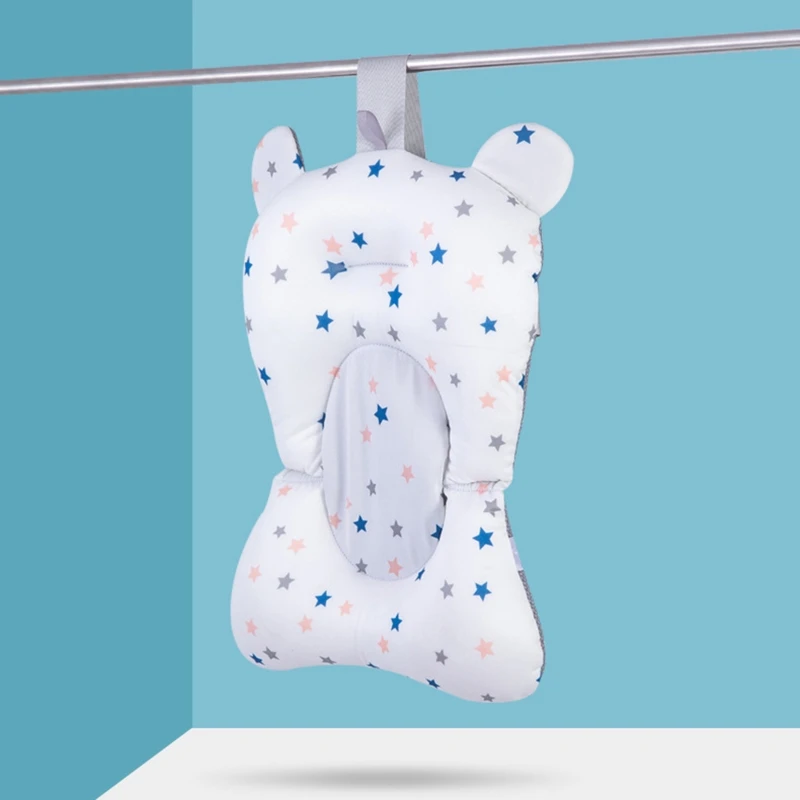 Baby Infant Bath Tub Pad Cushion Safety Seat Support Non-slip Bathtub Mat Newborn Shower Soft Chair |