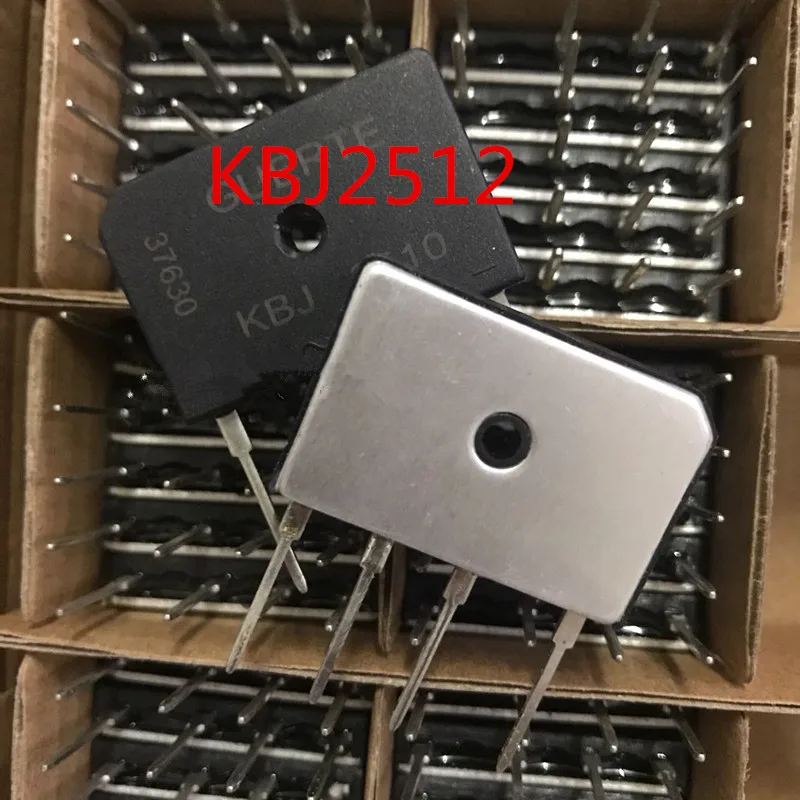 

10pcs New original KBJ2510 comes with heat sink rectifier bridge 25A / 1000V