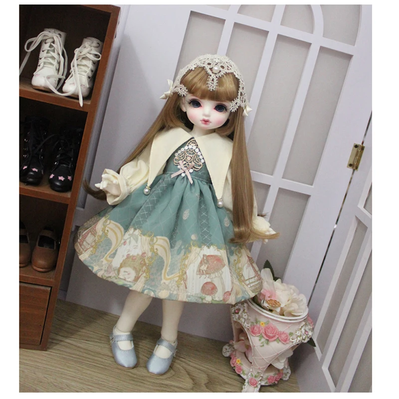 Одежда для куклы 1/6 платье благородное принцессы 1/4 BJD SD Blyth аксессуары кукол