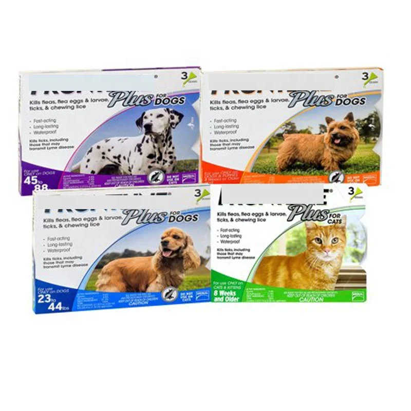 Frontline Plus для собак и кошек лечение блох клещей 3 шт.|Подгузники| |