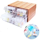 Ящик для хранения инструментов для алмазной живописи, сделай сам, новый ящик для хранения бисера, ювелирных изделий, круглая бутылка, набор бриллиантов