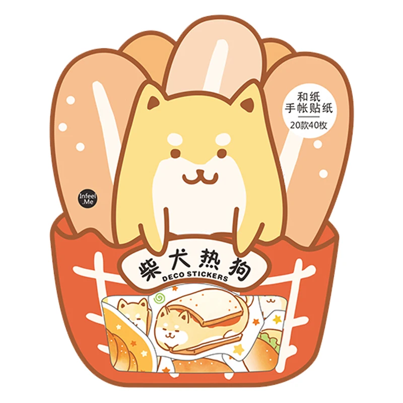 40 шт./лот Kawaii бумажная мини наклейка для хлеба сумка сделай сам дневник