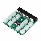 PCIE 12 В 64 Pin до 12x6 Pin адаптер источника питания для сервера коммутационная плата для HP 1200 Вт 750 Вт PSU сервер GPU BTC Майнинг