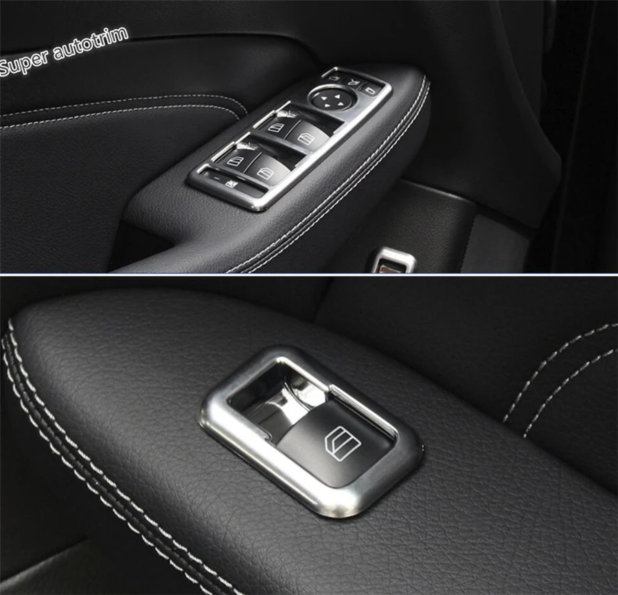 Lapetus дверь подлокотник окно стекло Лифт кнопка панель накладка для Mercedes Benz A / B C E