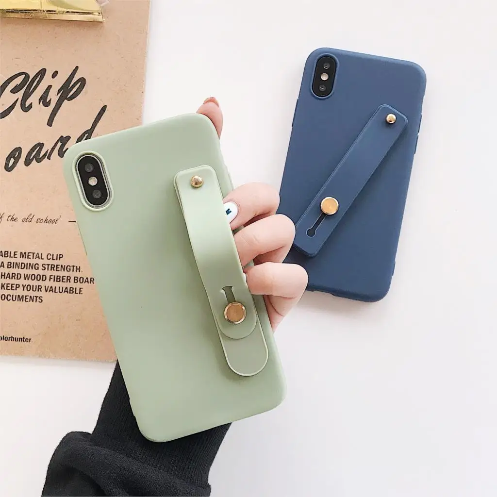 Повязка на руку с ремешком запястье мягкий матовый Силиконовый чехол для