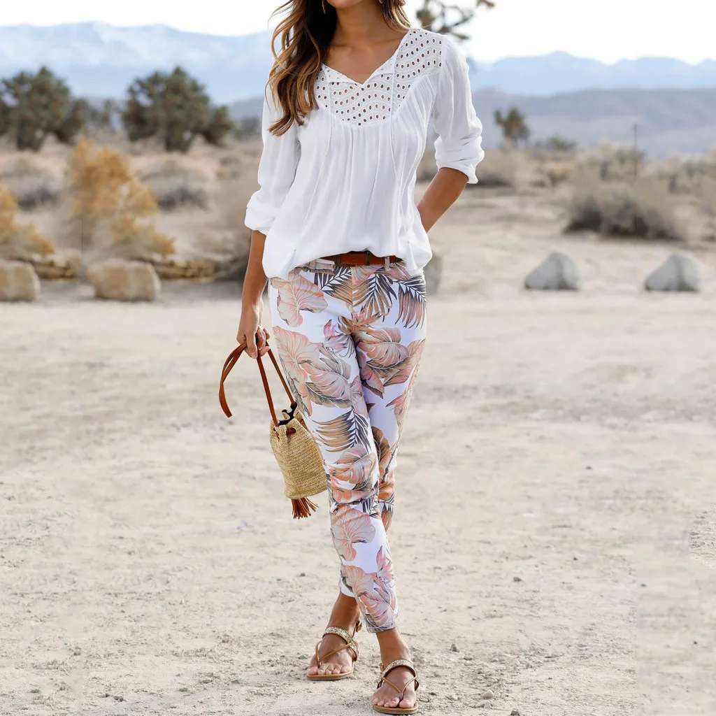 Женская Кружевная футболка с v-образным вырезом вечерние пляжные Топы составного