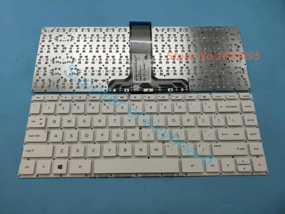

NEW English keyboard For HP Stream 14-AX 14-AX010WM 14-AX067NR 14-AX100 laptop English keyboard White