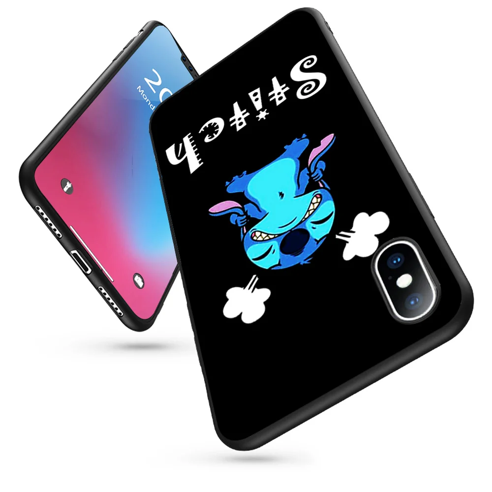 Lilo Stitch Ohana чехол s Мягкий силиконовый чехол для iPhone 11 Pro Max XR XS 5S SE 6 6S 7 8 Plus чехол для телефона TPU Capinha Coque