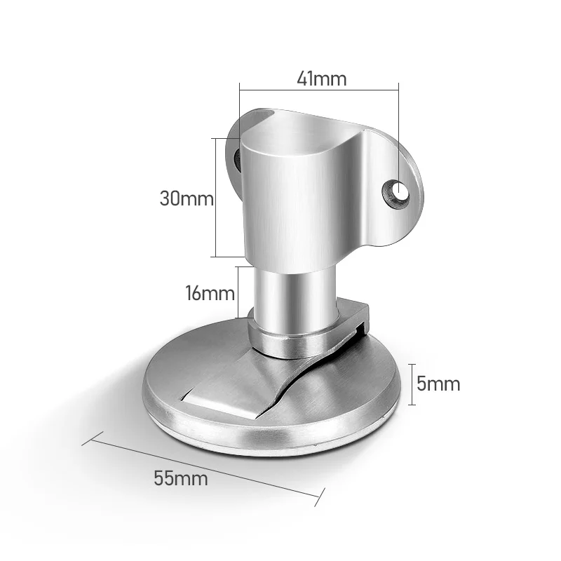 Магнитные дверные упоры из нержавеющей стали регулируемые магнитные Упоры для