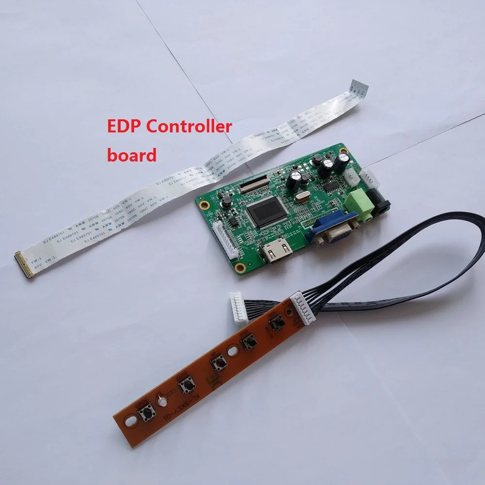 

for NV156FHM-AW1 30Pin SCREEN display LED 15.6" EDP Controller board 1920X1080 EDP KIT VGA LCD DIY monitor DRIVER