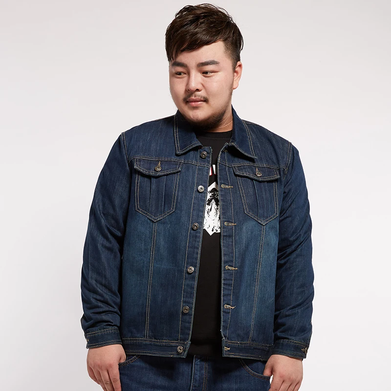 Большого размера плюс 8XL 10XL 9XL 7XL Новинка весны Осенняя мужская куртка короткая из