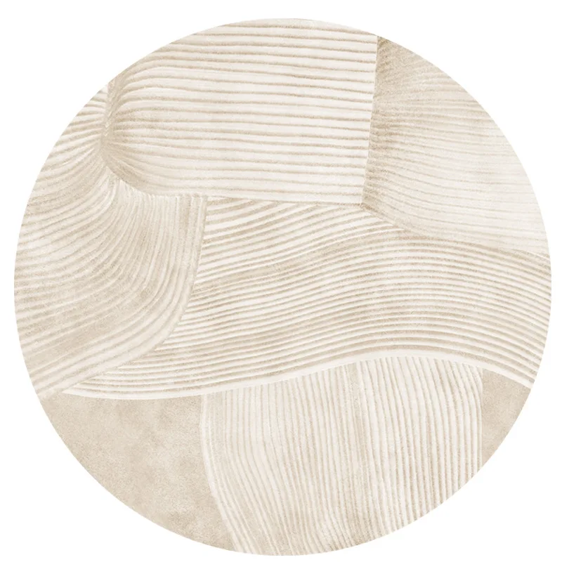 

Nordic Fluffy Round Rug Carpet 120/200cm Mat For Bedroom Livingroom Home Soft Rug Kids Room Computer Chair Floor Mat Bedside Rug