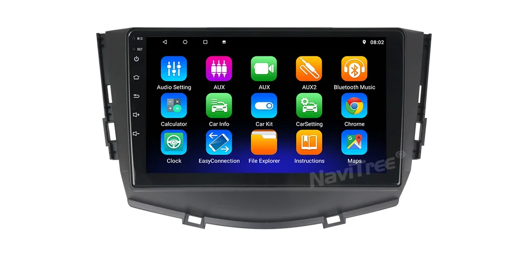 NaviTree 9 дюймов ips 2.5D Android 9,0 автомобильный радио мультимедиа для lifan X60 2012- gps навигация SWC wifi bluetooth видео выход