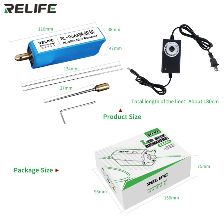 relife rl 056a glue remover for lcd oled screen oca loca glue remover machine for phone screen repair repair free global shipping