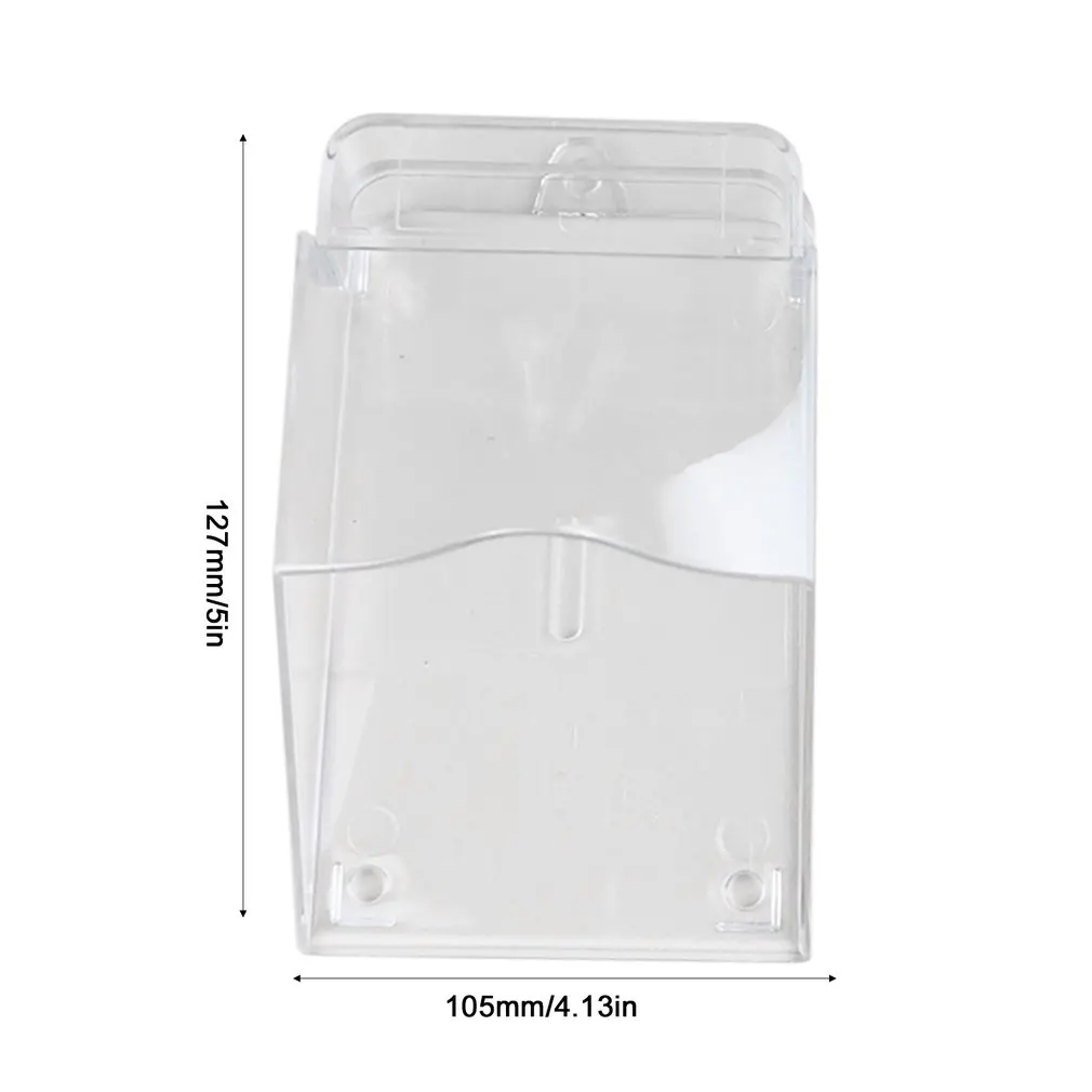 

Metal Access Control Rain Cover Doorbell Transparent Protective Box Outdoor Sun Protection Thickened Waterproof Cover