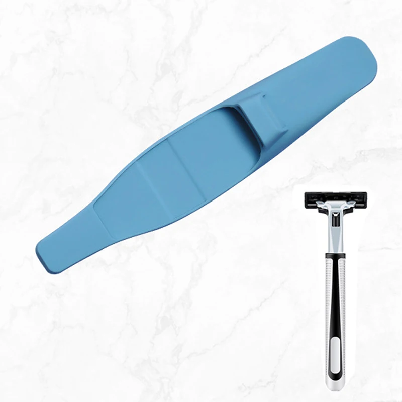 Men's Portable Travel Case Box for Shaving Machine Holder Storage Manual Razor Handle Protective Silicone Gel Cover | Дом и сад