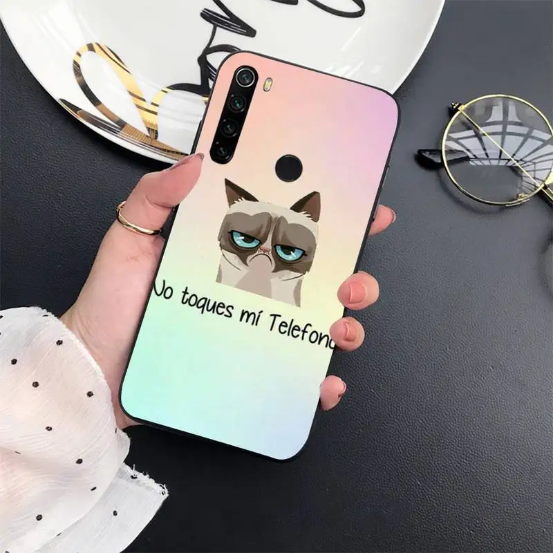 

Cartoon Grumpies Cute Cats Phone Case For Xiaomi Redmi 7 9t a3Pro 9se k20 mi8 max3 lite 9 note 8 9s 10 pro