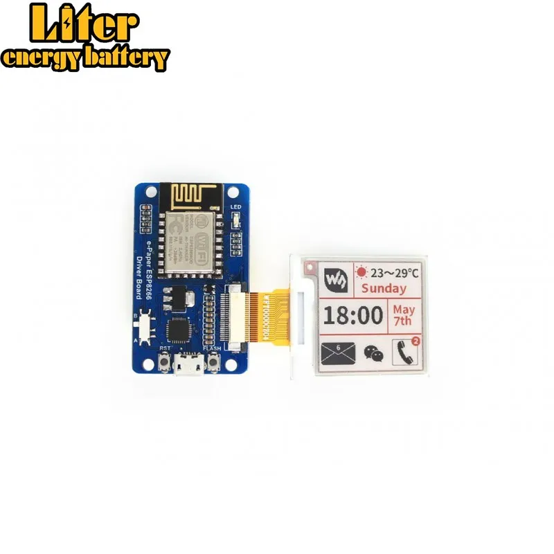 Waveshare универсальная электронная бумажная плата ESP8266 WiFi Беспроводная