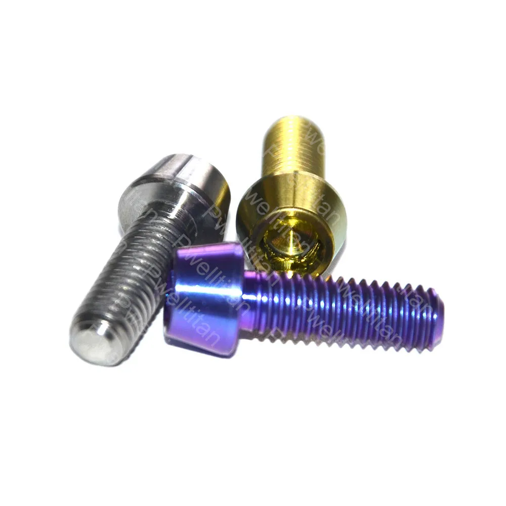 

2 шт., титановые болты M6 X 18 для гоночного мотоцикла, класс 5 Ti, шестигранный сплав, крепление для руля велосипеда, рамы, винта