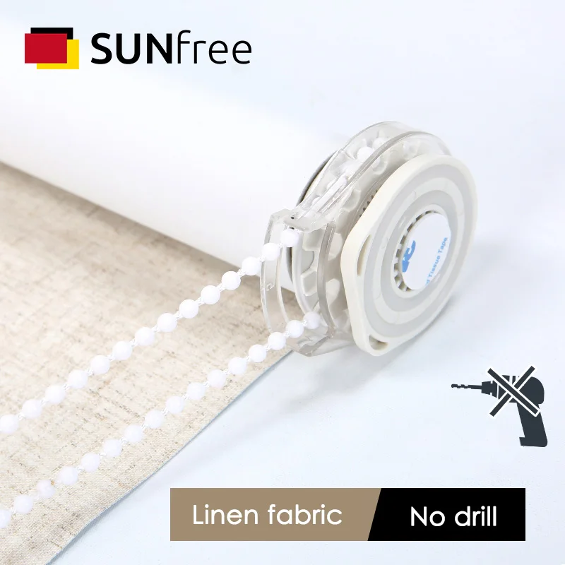 SUNFREE оконные роликовые жалюзи без сверления льняной дневной свет и