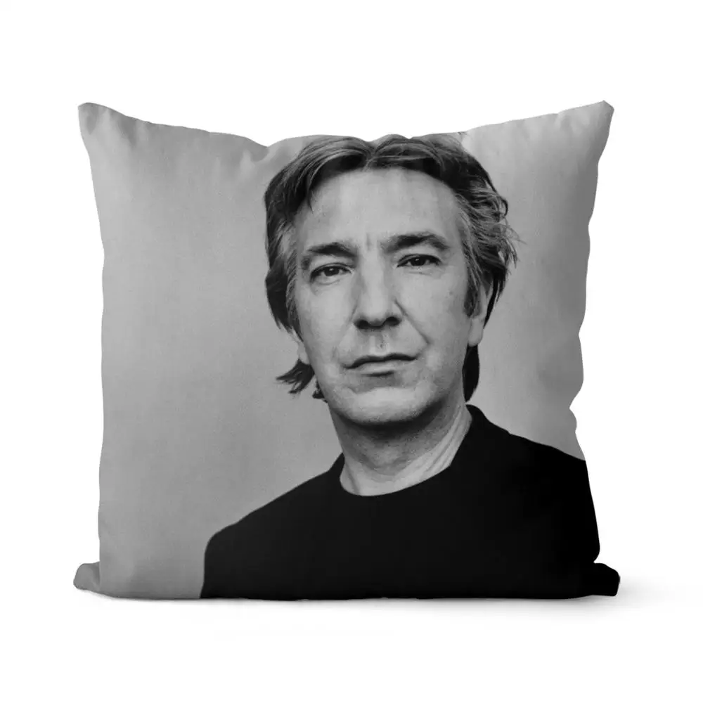 Хлопчатобумажные наволочки Alan Rickman на заказ для диванных подушек|Наволочки| |