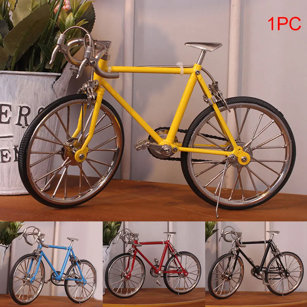 Модель велосипеда в масштабе 1:10 офисные литые игрушки подарок для дома имитация