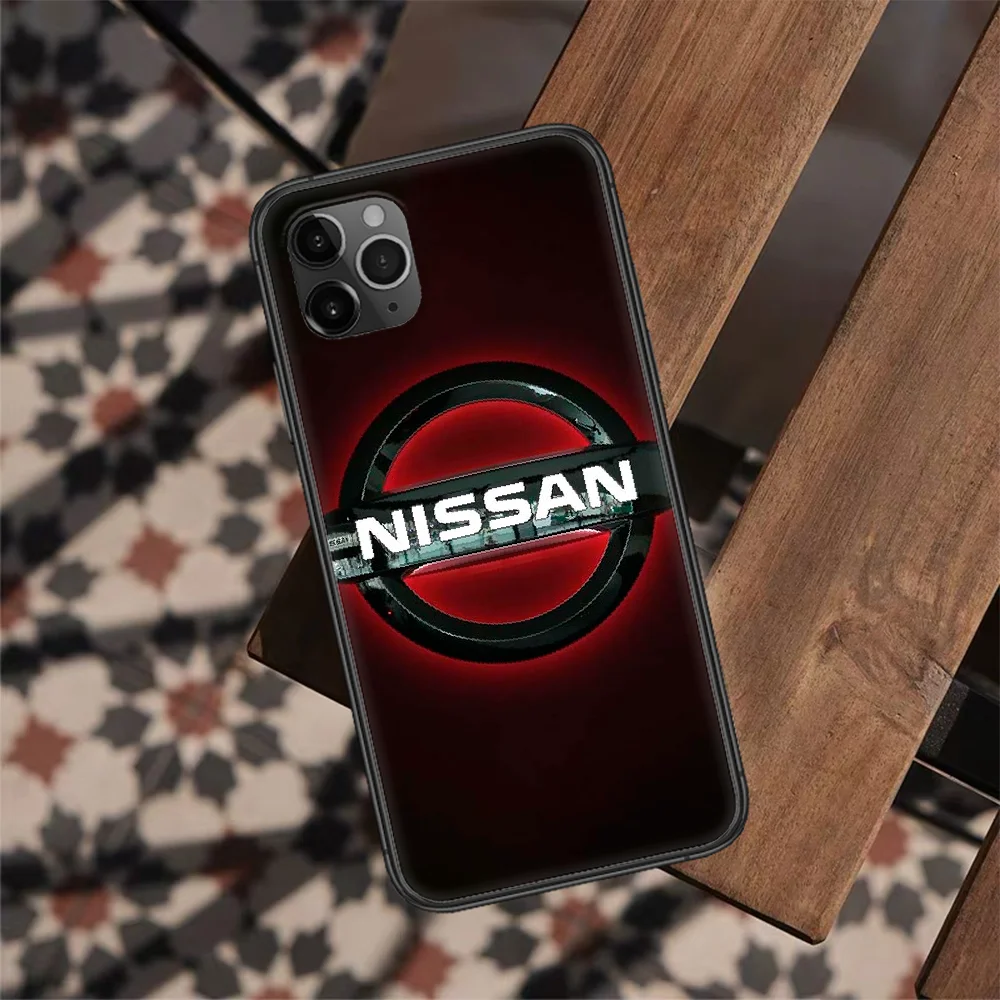 

Car NISSAN Phone Case For Iphone 12 Mini 11 PRO XR X XS MAX 6 6s 7 8 Plus 4 5 5s SE 2020 black Waterproof Fashion Prime Luxury
