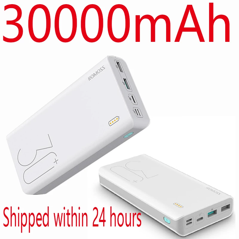 30000 мАч Внешний аккумулятор power Bank 2 USB портативное зарядное устройство для